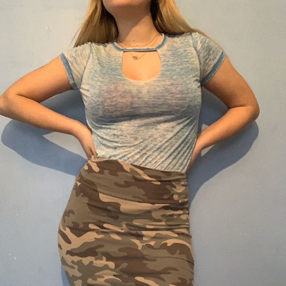 Cutout wishful park tshirt